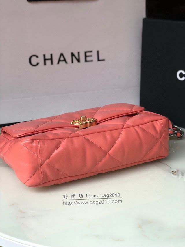 Chanel女包 香奈兒專櫃最新款19系列羊皮包 Chanel經典款女包 S1161  djc4073